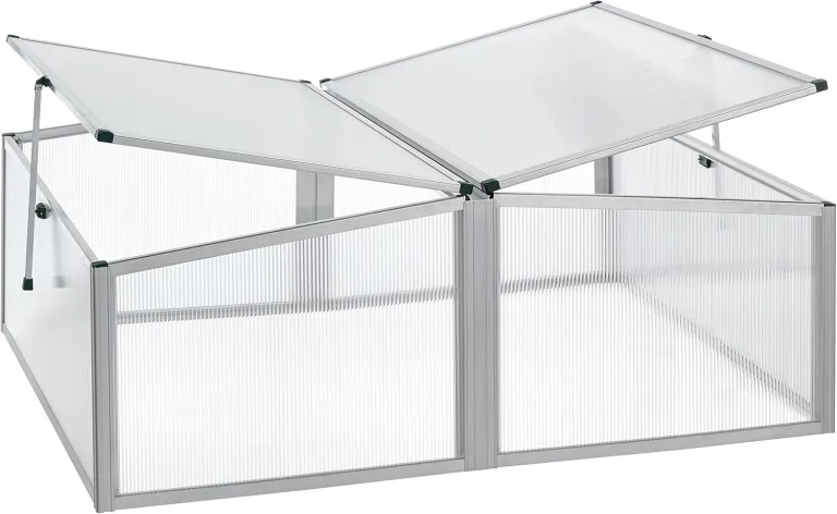 Beckmann FS2 Frühbeet Typ Allgäu Modell 2 – Extrem Stabil: Hagelfeste 6mm Platten – Made in Germany – UV-Schutz—Premium Aluminium Mini-Gewächshaus – 100x120cm – Bild 5