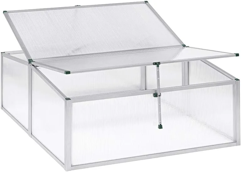 Beckmann FS2 Frühbeet Typ Allgäu Modell 2 – Extrem Stabil: Hagelfeste 6mm Platten – Made in Germany – UV-Schutz—Premium Aluminium Mini-Gewächshaus – 100x120cm – Bild 1