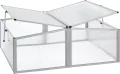 Beckmann FS2 Frühbeet Typ Allgäu Modell 2 – Extrem Stabil: Hagelfeste 6mm Platten – Made in Germany – UV-Schutz—Premium Aluminium Mini-Gewächshaus – 100x120cm - Thumbnail 5