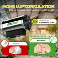 Bio Green Phoenix Gebläseheizung • Gewächshausheizung elektrisch • 2800 Watt [VIDEO] - Thumbnail 12