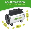 Bio Green Phoenix Gebläseheizung • Gewächshausheizung elektrisch • 2800 Watt [VIDEO] - Thumbnail 4
