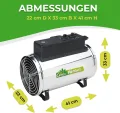 Bio Green Phoenix Gebläseheizung • Gewächshausheizung elektrisch • 2800 Watt [VIDEO] - Thumbnail 9