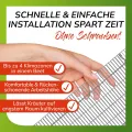 bellissa – Gabionen Kräuterspirale verzinkt 110x90x60cm - Kräuterschnecke Bausatz - Hochbeet Pflanzring für Kräuter & Gemüse mit Trennfolie - Witterungsbeständig & langlebig - Für Garten & Terrasse - Thumbnail 6