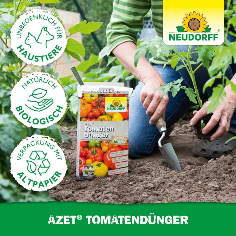 Neudorff Azet TomatenDünger – Bio Tomatendünger mit Mykorrhiza und natürlicher Sofort- und Langzeitwirkung sorgen für aromatische Tomaten, 1 kg – Bild 6