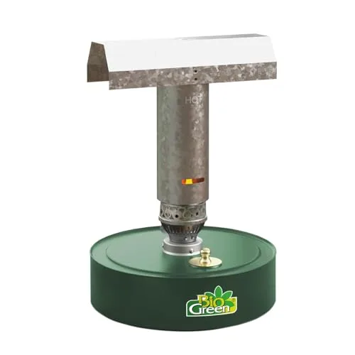 BioGreen Paraffin-Gewächshaus-Heizung WARMAX POWER 4 | max. 300 Watt Heizleistung | für Gewächshäuser bis 4 m² | bis zu 7 Tage Brenndauer/Füllung – Bild 7