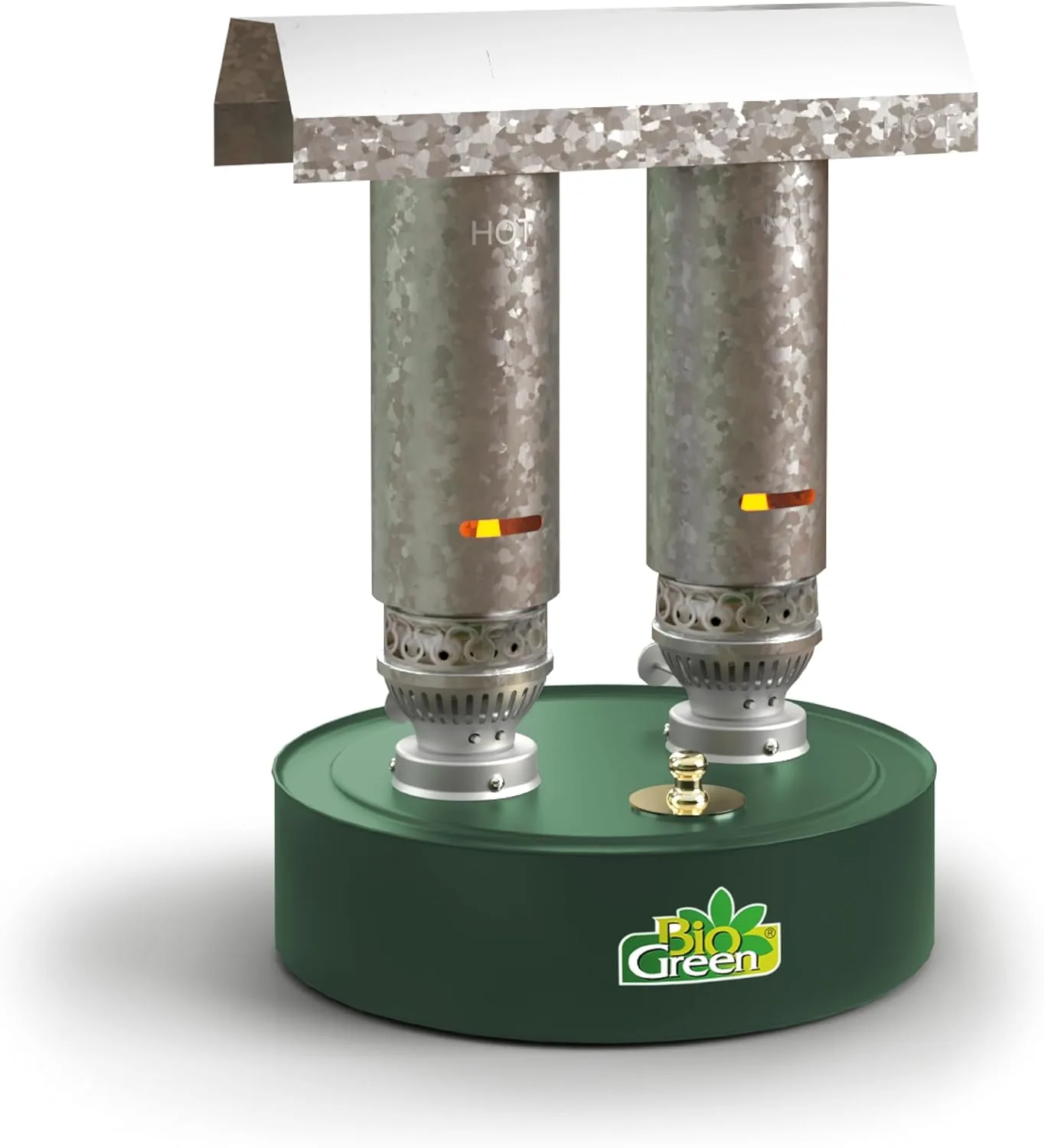 BioGreen Paraffin-Gewächshaus-Heizung WARMAX Power 5 | max. 600 Watt Heizleistung | für Gewächshäuser bis 5 m² | bis zu 3,5 Tage Brenndauer/Füllung - Bild 1