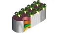 Vitavia Hochbeet Basic, Alu-blank - Thumbnail 5