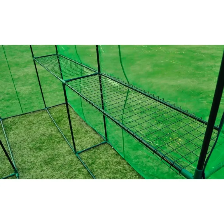 vidaXL Gewächshaus Stahl XL Treibhaus Tomatenhaus Pflanzenhaus Frühbeet Garten – Bild 5