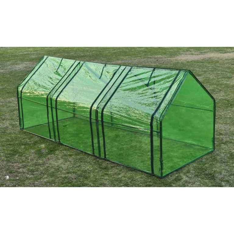 vidaXL GEWÄCHSHAUS TREIBHAUS TOMATENHAUS FRÜHBEETKASTEN 240x90x90cm FRÜHBEET Kasten – Bild 2
