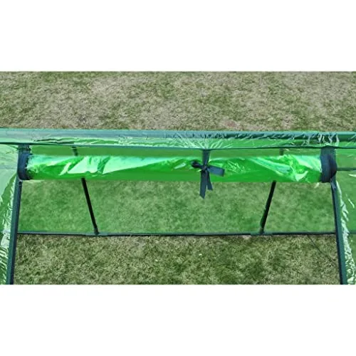 vidaXL GEWÄCHSHAUS TREIBHAUS TOMATENHAUS FRÜHBEETKASTEN 240x90x90cm FRÜHBEET Kasten – Bild 10