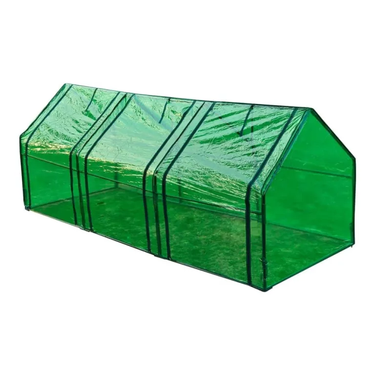 vidaXL GEWÄCHSHAUS TREIBHAUS TOMATENHAUS FRÜHBEETKASTEN 240x90x90cm FRÜHBEET Kasten – Bild 1
