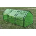 vidaXL GEWÄCHSHAUS TREIBHAUS TOMATENHAUS FRÜHBEETKASTEN 240x90x90cm FRÜHBEET Kasten - Thumbnail 2
