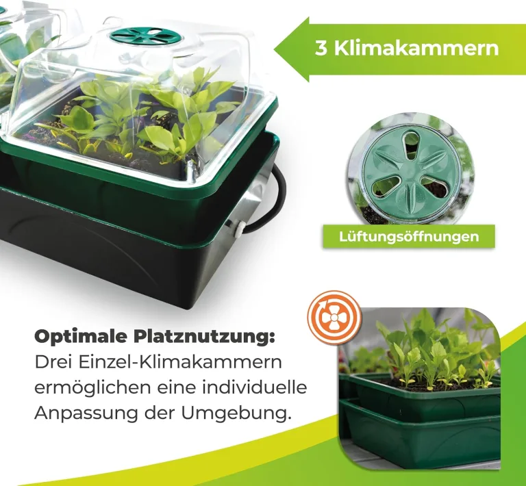 Bio Green Zimmergewächshaus Hollandia Aufzuchtstation – Bild 5