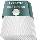 Hohlkammerplatten für Gewächshaus 60,5 x 60,2 cm - Polycarbonatplatten, Kunststoffplatten 4mm, Wetterfeste Gewächshausplatten, Polycarbonat Stegplatten, Transparentes & UV-beständige Wellplattendach - Thumbnail 8
