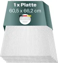 Hohlkammerplatten für Gewächshaus 60,5 x 60,2 cm - Polycarbonatplatten, Kunststoffplatten 4mm, Wetterfeste Gewächshausplatten, Polycarbonat Stegplatten, Transparentes & UV-beständige Wellplattendach - Thumbnail 9