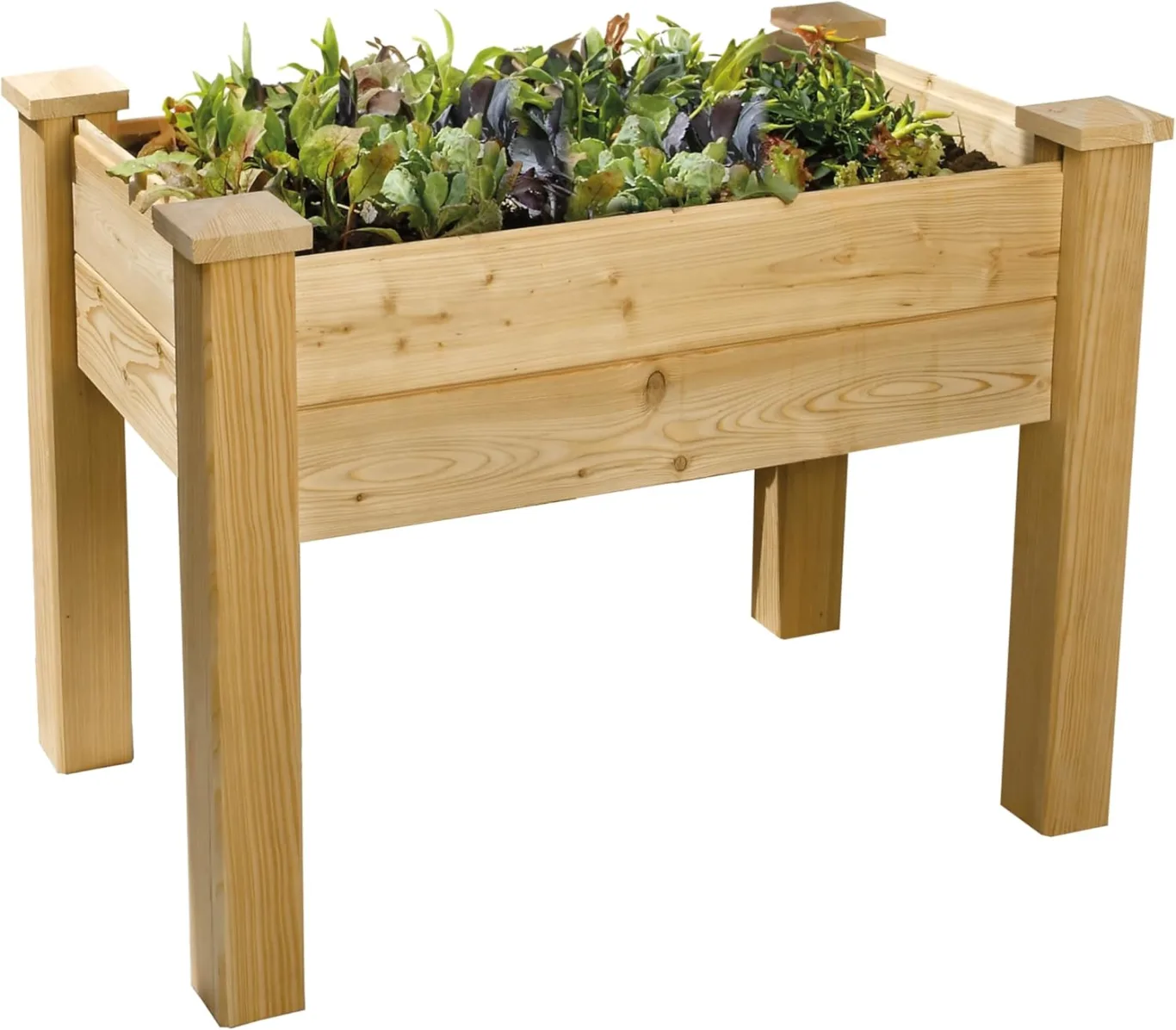 Hochbeet Windsor aus Lärchenholz für Balkon L 100 x B 60 x H 75 cm - Bild 1
