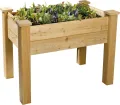 Hochbeet Windsor aus Lärchenholz für Balkon L 100 x B 60 x H 75 cm - Thumbnail 1