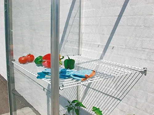 Vitavia Gewächshäuser Drahtregalset für Gewächshaus Ida 900 und 1300, Metall, 2 Regale, B 63 x H 61 cm, für Pflanzen und Gartenutensilien – Bild 4