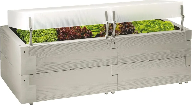 Juwel Thermo-Hauben für Hochbeete 130x60 cm (2 Stück, Hauben inkl. Scharnierteile + Lüftungshebel, Ersatzteil für Hochbeete) 20337 – Bild 3