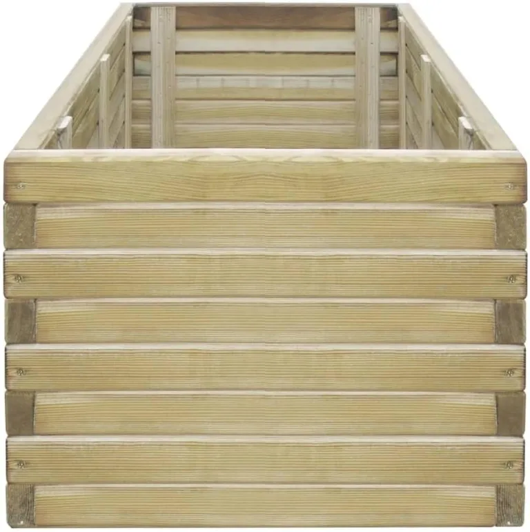vidaXL Holz Garten Hochbeet Pflanzkasten Blumenkasten Blumenkübel Gemüsebeet – Bild 5