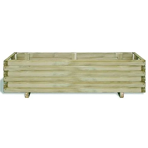 vidaXL Holz Hochbeet Pflanzkasten Blumenkasten Blumenkübel Pflanzkübel Garten – Bild 8