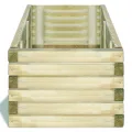 vidaXL Holz Hochbeet Pflanzkasten Blumenkasten Blumenkübel Pflanzkübel Garten - Thumbnail 3