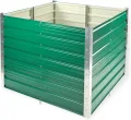 DEMA Metall Hochbeet Rosendaal 99x99x80 cm - Gartenbeet, Gemüsebeet, Pflanzbeet - Langlebig, Verzinkt, Wetterfest - Für Garten, Balkon, Terrasse - Thumbnail 8
