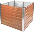 DEMA Metall Hochbeet Rosendaal 99x99x80 cm - Gartenbeet, Gemüsebeet, Pflanzbeet - Langlebig, Verzinkt, Wetterfest - Für Garten, Balkon, Terrasse - Thumbnail 1
