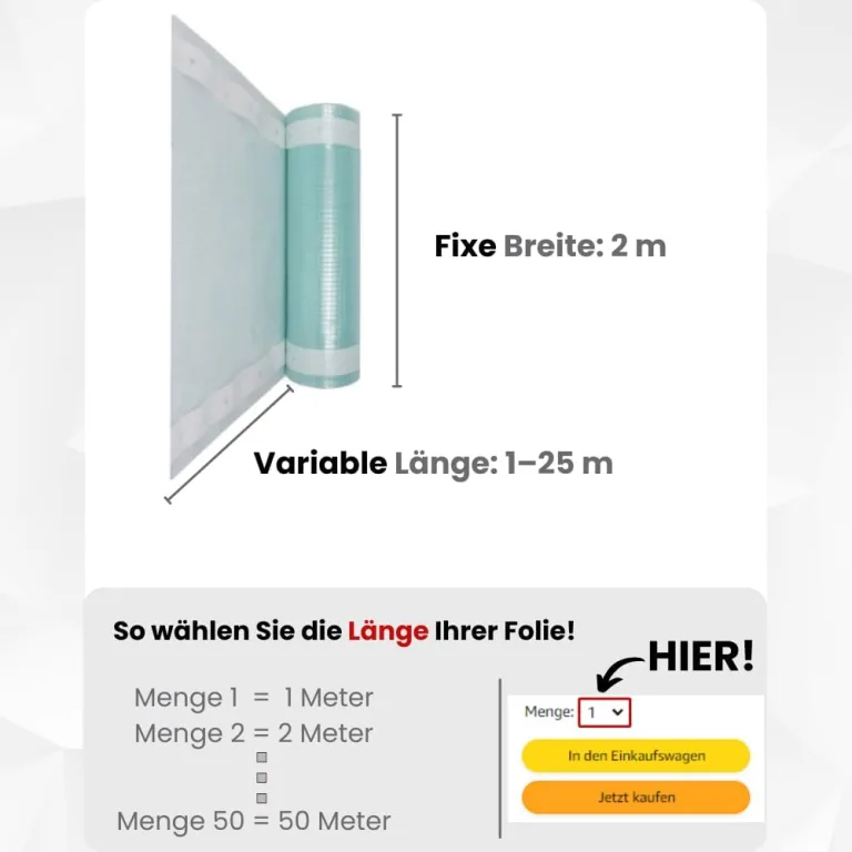 Gewächshausfolie Transparent, Gitterfolie, UV-Resistant Folie für Gewächshaus, Treibhausfolie Tomatenhaus, Frühbeetfolie, Gartenfolie Winterfest, Gewächshausplane - 2 m Breite – Bild 3