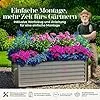 Gabiona | Hochbeet Metall verzinkt 184x90x60 cm – Großes Hochbeet für Garten, Gemüse, Kräuter & Blumen – Wetterfest, rostfrei, stabil – 990 L Volumen – Pflanzkasten rechteckig – Bild 2