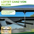 Beckmann automatischer Fensteröffner Gewächshaus ohne Strom Fensterheber ÖFA [7kg Hubkraft] Anthrazit I für Dachfenster I Gewächshaus Zubehör I Gewächshausfensteröffner I Fenster Öffner I automatisch - Thumbnail 2
