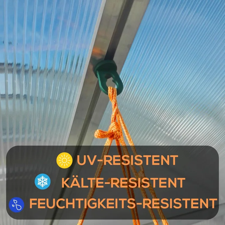 30x Gewächshausclips - Pflanzenhalter Aufhängevorrichtungen für Gewächshaus, Perfekte Ösen Rankhilfe Clips für Ihr Paradies (Grün) – Bild 4