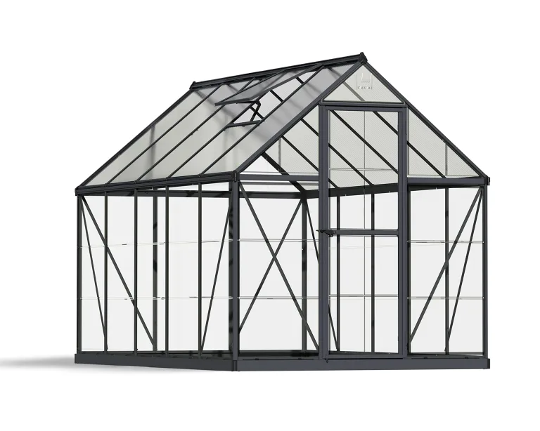 Palram HYBRID 6X4 Bundle Silber Gewächshaus 126x 185x 208 cm – Bild 7