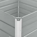 vidaXL Hochbeet Verzinkter Stahl 100x100x77cm Gartenbeet Gemüsebeet Pflanzbeet - Thumbnail 7