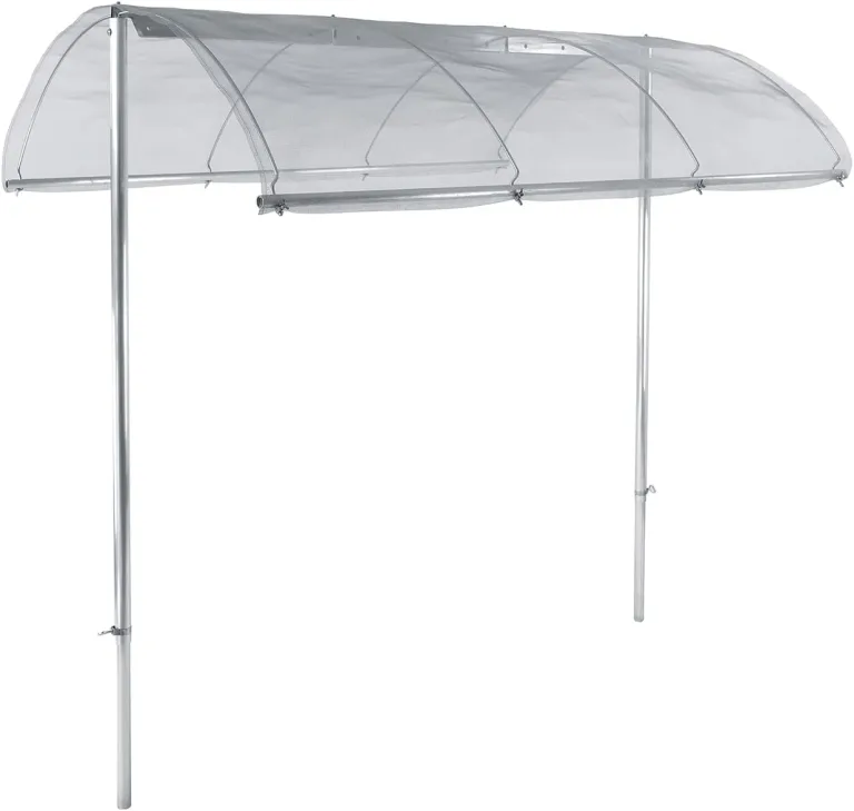 bellissa Tomatendach Höhenverstellbares Schutzdach für Tomaten - L:150 x B:120 x H:125-185 cm – Bild 1