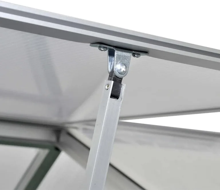 vidaXL Gewächshaus UV-beständig Wärmedämmung Gartenhaus Treibhaus Tomatenhaus Pflanzenhaus Frühbeet Garten Verstärktes Aluminium 3,46m² – Bild 5