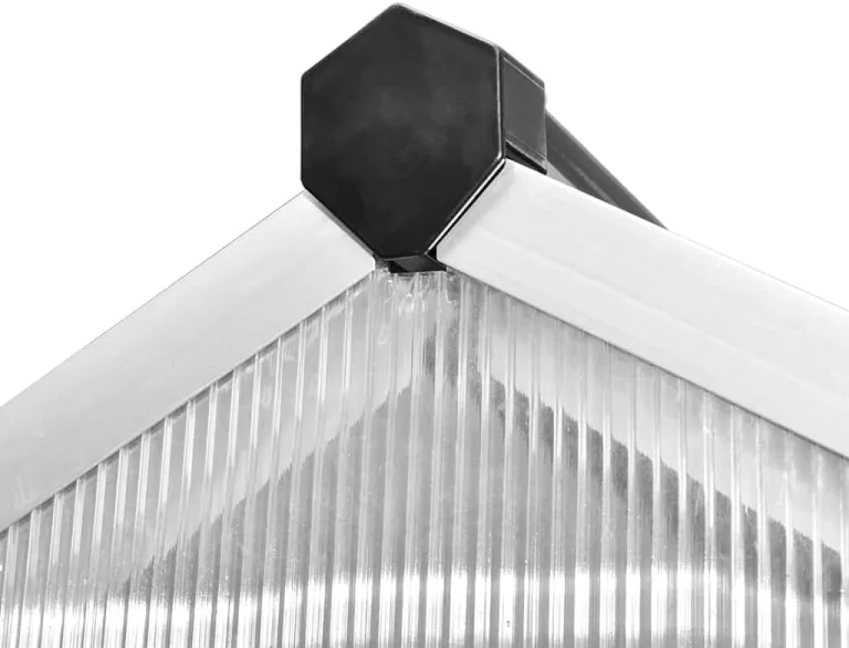 vidaXL Gewächshaus UV-beständig Wärmedämmung Gartenhaus Treibhaus Tomatenhaus Pflanzenhaus Frühbeet Garten Verstärktes Aluminium 3,46m² – Bild 6