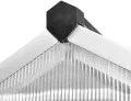 vidaXL Gewächshaus UV-beständig Wärmedämmung Gartenhaus Treibhaus Tomatenhaus Pflanzenhaus Frühbeet Garten Verstärktes Aluminium 3,46m² - Thumbnail 6