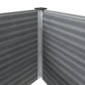 vidaXL Garten Hochbeet Pflanzkasten Blumenkasten Gemüsebeet Pflanzkübel Blumenkübel Frühbeet Gartenbeet Pflanzbeet WPC 150x100x54cm Grau - Thumbnail 6