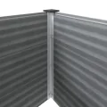 vidaXL Garten Hochbeet Pflanzkasten Blumenkasten Gemüsebeet Pflanzkübel Blumenkübel Frühbeet Gartenbeet Pflanzbeet WPC 100x100x91cm Grau - Thumbnail 6