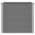 vidaXL Garten Hochbeet Pflanzkasten Blumenkasten Gemüsebeet Pflanzkübel Blumenkübel Frühbeet Gartenbeet Pflanzbeet WPC 100x100x91cm Grau - Thumbnail 8