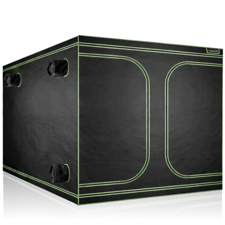 Growzelt 200 x 200 x 200 cm | MyHomeGrow Grow Tent, schwarz grün | Indoor Grow Tent für Pflanzenzucht | Growbox, Homegrow, Growschrank | Zuchtzelt, Pflanzenzelt, Anzuchtzelt, Gewächshaus – Bild 3