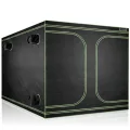 Growzelt 200 x 200 x 200 cm | MyHomeGrow Grow Tent, schwarz grün | Indoor Grow Tent für Pflanzenzucht | Growbox, Homegrow, Growschrank | Zuchtzelt, Pflanzenzelt, Anzuchtzelt, Gewächshaus - Thumbnail 3