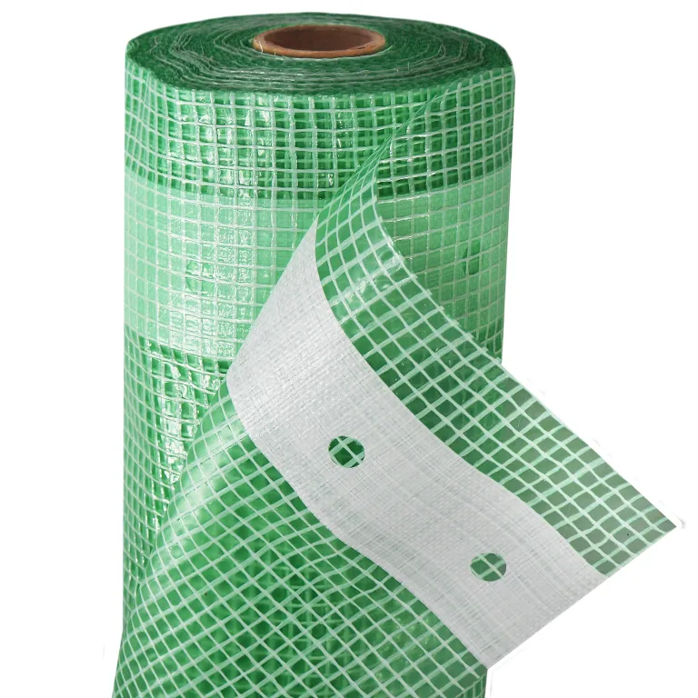 Aquagart Gewächshausfolie Gitterfolie Frühbeetfolie Gartenfolie 250g UV Stabil grün verschiedene Breiten und Längen (8m, grün / transparent 3,0m breit) – Bild 3