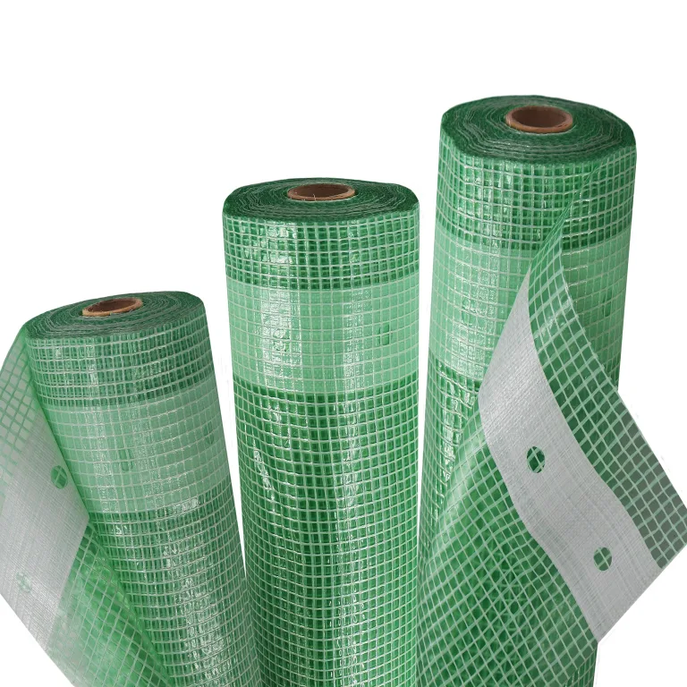 Aquagart Gewächshausfolie Gitterfolie Frühbeetfolie Gartenfolie 250g UV Stabil grün Verschiedene Breiten und Längen (8m, grün/transparent 1,5m breit) – Bild 2