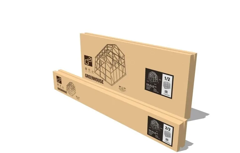 Gewächshaus/Treibhaus G21 GZ 48 - 251 x 191 cm, Stabile und langlebige Konstruktion aus hochwertigen verzinkten Profilen – Bild 7