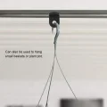 Zerodis 10 Stück Gewächshaus-Clips, zum Aufhängen von Ranken Ernten Körben Blumentöpfen, Blumengarten, Befestigungsset aus Kunststoff Schwarz - Thumbnail 5