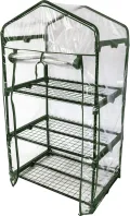 Windhager Balkon Frühbeet Folien-Gewächshaus für Kräuter, Tomaten & Co 68x49x128cm transparent - Thumbnail 1