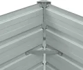 vidaXL Hochbeet Verzinkter Stahl 100x40x45cm Gartenbeet Frühbeet Blumenkasten - Thumbnail 7