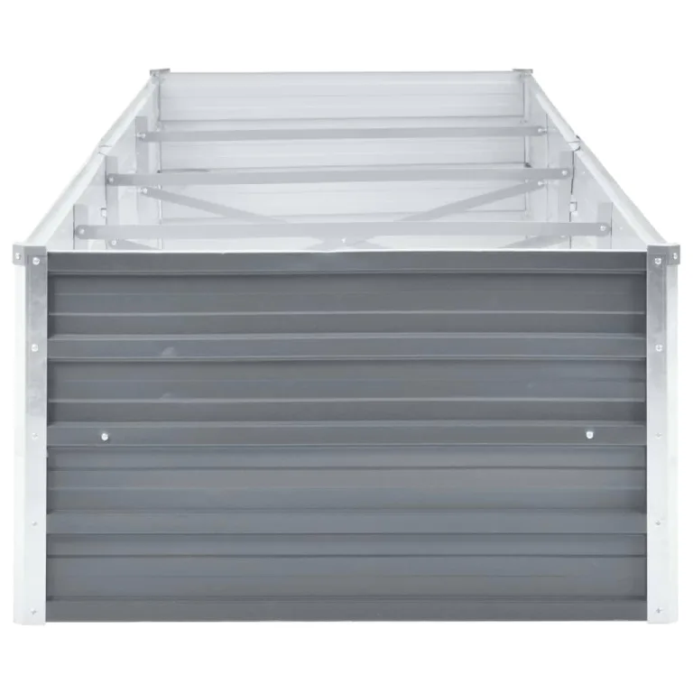 vidaXL Hochbeet Verzinkter Stahl 320x80x45cm Garten Pflanzbeet Blumenkasten – Bild 9